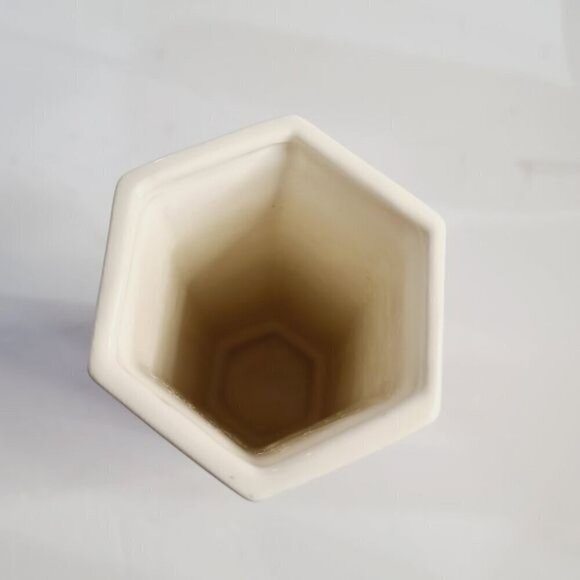 Ukrainian Arts by Stefania Red White Folk Art Patterned Vase Maximalist Eclectic - Picture 8 of 11